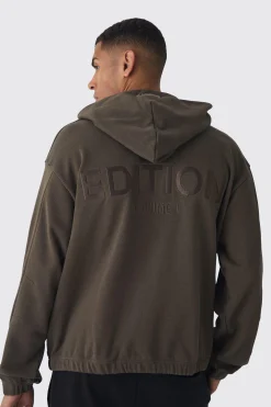 EDITION Oversized Boxy Heavyweight Hoodie | BoohooMAN UK