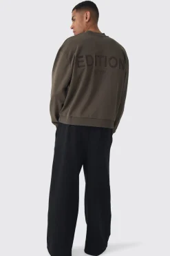EDITION Oversized Boxy Heavyweight Hoodie | BoohooMAN UK