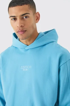 EDITION Oversized Boxy Heavyweight Hoodie | BoohooMAN UK