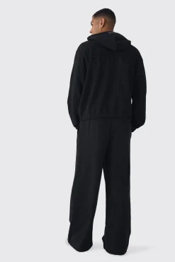 EDITION Oversized Boxy Heavyweight Hoodie | BoohooMAN UK