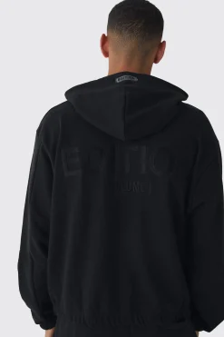 EDITION Oversized Boxy Heavyweight Hoodie | BoohooMAN UK