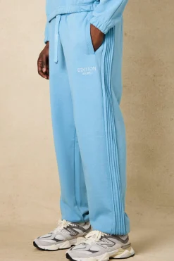 EDITION Oversized Pintuck Detail Heavyweight Jogger | BoohooMAN UK