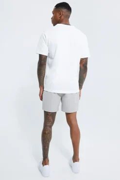 Elasticated Comfort Fit Stretch Short | BoohooMAN UK