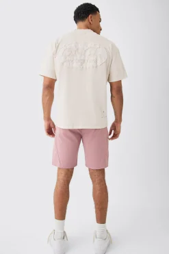Elasticated Comfort Technical Stretch Short | BoohooMAN UK