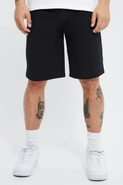 Elasticated Relaxed Stretch Short | BoohooMAN UK