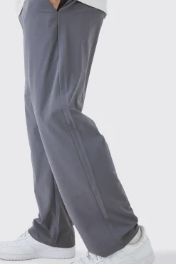 Elasticated Technical Stretch Relaxed Cropped Trouser | BoohooMAN UK