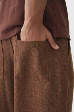 Elasticated Waist Baggy Textured Rope Drawcord Trousers | BoohooMAN UK