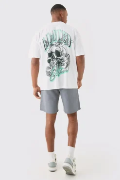 Elasticated Waist Comfort Nylon Shorts | BoohooMAN UK