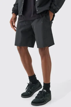 Elasticated Waist Comfort Nylon Shorts | BoohooMAN UK