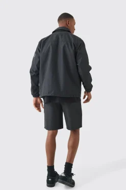 Elasticated Waist Comfort Nylon Shorts | BoohooMAN UK