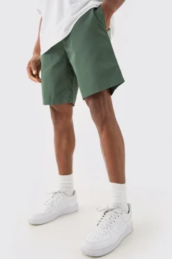 Elasticated Waist Comfort Nylon Shorts | BoohooMAN UK