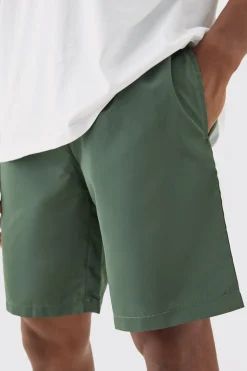 Elasticated Waist Comfort Nylon Shorts | BoohooMAN UK