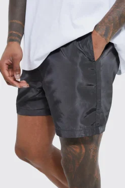 Elasticated Waist Comfort Nylon Short | BoohooMAN UK