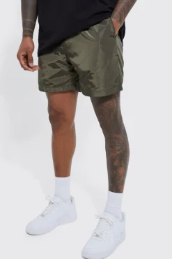 Elasticated Waist Comfort Nylon Short | BoohooMAN UK