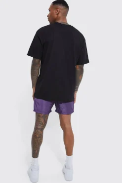Elasticated Waist Comfort Nylon Short | BoohooMAN UK