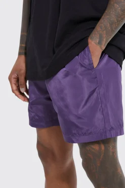 Elasticated Waist Comfort Nylon Short | BoohooMAN UK