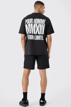 Elasticated Waist Relaxed Technical Stretch Cargo With Zip | BoohooMAN UK