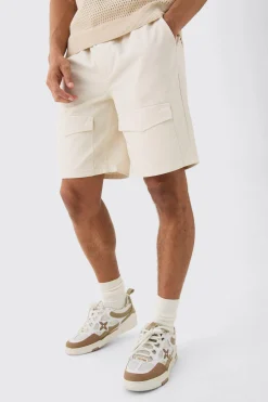 Elasticated Waist Relaxed Shorts | BoohooMAN UK