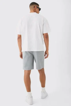 Elasticated Waist Relaxed Shorts | BoohooMAN UK