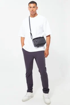 Elasticated Waist Slim Stretch Golf Trousers | BoohooMAN UK