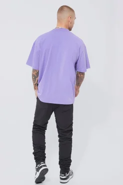 Elasticated Waist Straight Fit Ruched Trouser | BoohooMAN UK