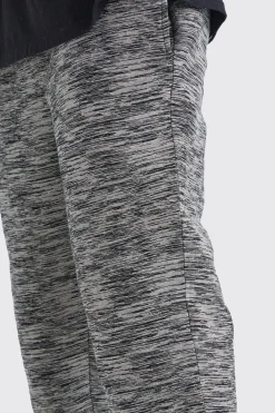 Elasticated Waist Straight Marble Jacquard Cargo Trouser | BoohooMAN UK