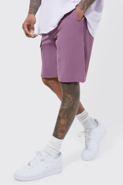 Elasticated Waist Technical Stretch Comfort Fit Shorts | BoohooMAN UK