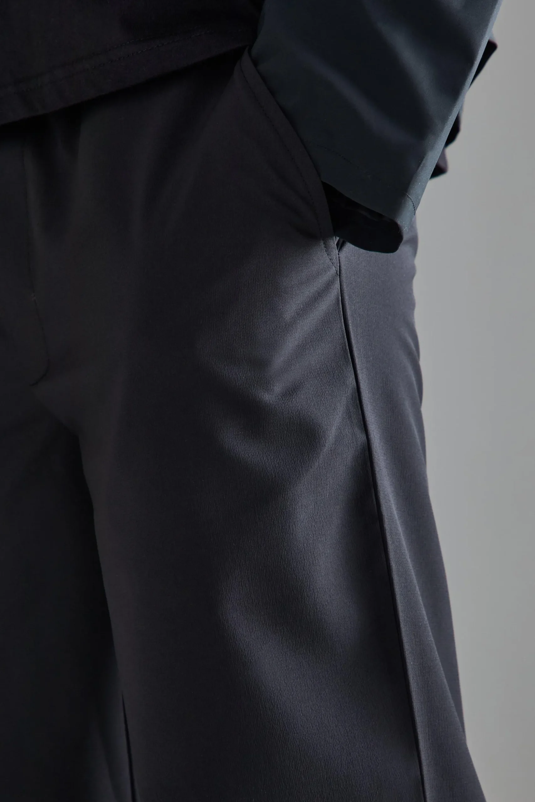 Elasticated Waist Wide Leg Smart Trousers | BoohooMAN UK