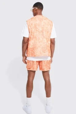 Elasticated Waistband Cargo Short | BoohooMAN UK