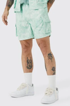 Elasticated Waistband Cargo Short | BoohooMAN UK