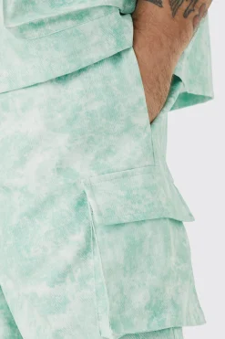 Elasticated Waistband Cargo Short | BoohooMAN UK