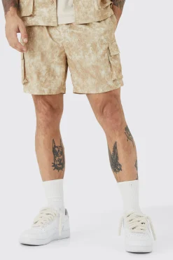 Elasticated Waistband Cargo Short | BoohooMAN UK