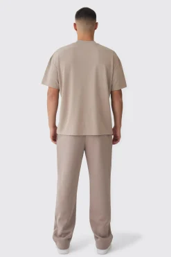 Extended Neck Oversized Super Heavy Premium T-shirt | BoohooMAN UK
