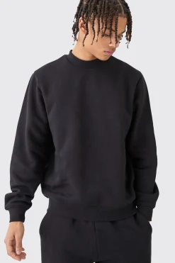 Extended Neck Split Hem Sweatshirt Tracksuit | BoohooMAN UK