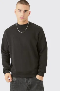 Extended Neck Sweatshirt | BoohooMAN UK