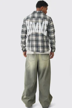 Extreme Baggy Rigid Box Ripped Jeans | BoohooMAN UK