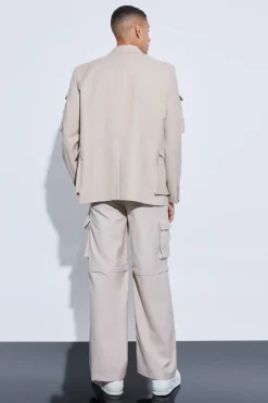 Extreme Pocket Oversized Blazer | BoohooMAN UK