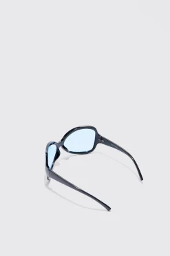 Extreme Shield Lens Sunglasses | BoohooMAN UK
