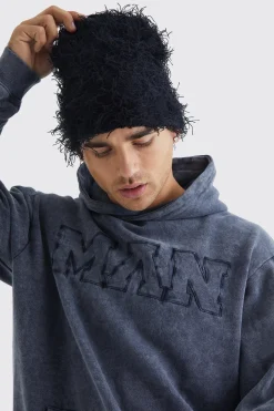 Eyelash Knit Beanie | BoohooMAN UK