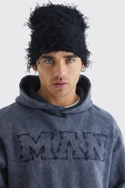 Eyelash Knit Beanie | BoohooMAN UK