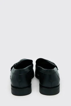 Faux Leather Loafer | BoohooMAN UK