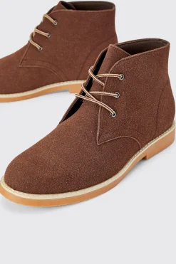 Faux Suede Chukka Boot | BoohooMAN UK