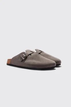 Faux Suede Mule | BoohooMAN UK