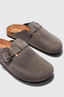 Faux Suede Mule | BoohooMAN UK