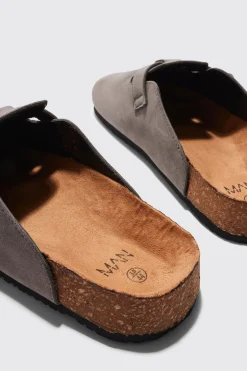 Faux Suede Mule | BoohooMAN UK