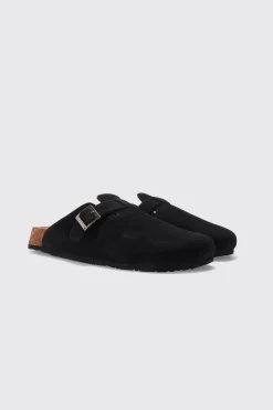 Faux Suede Mule | BoohooMAN UK