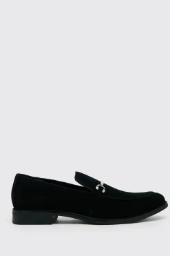 Faux Suede Snaffle Loafer | BoohooMAN UK