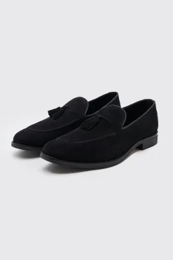 Faux Suede Tassel Loafer | BoohooMAN UK