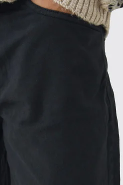 Fixed Waist Baggy Washed Trouser | BoohooMAN UK