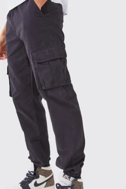Fixed Waist Cargo Joggers | BoohooMAN UK